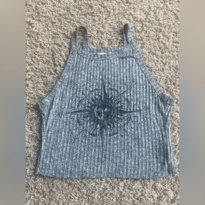 Pacsun cropped compass tank
